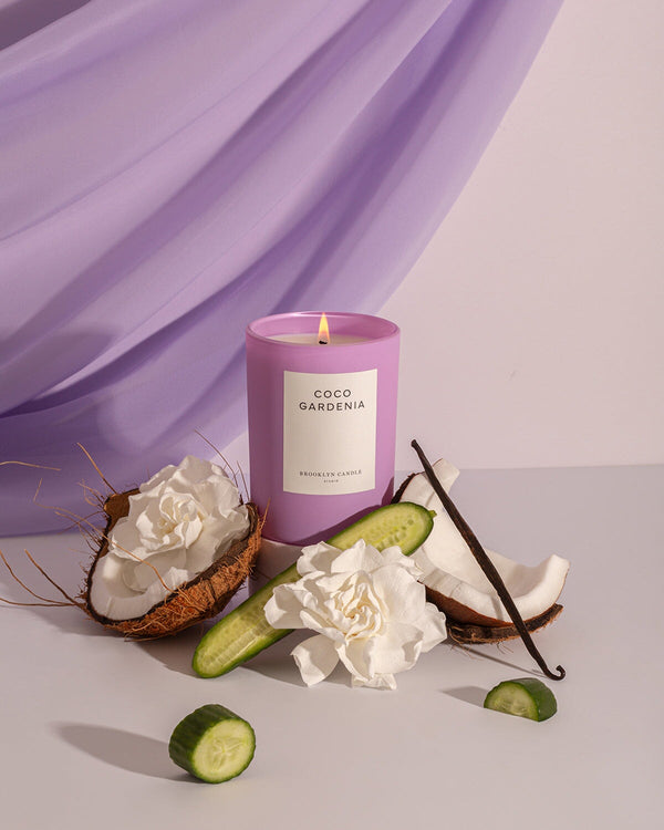 Coco Gardenia Limited Edition Candle Lilac Haze Collection Brooklyn Candle Studio 