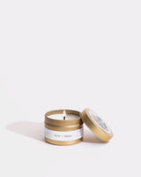 Fern + Moss Gold Travel Candle Mini Candle Tins Brooklyn Candle Studio 